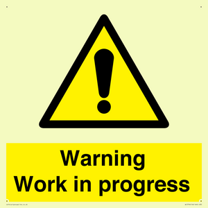 Warning Work in progress